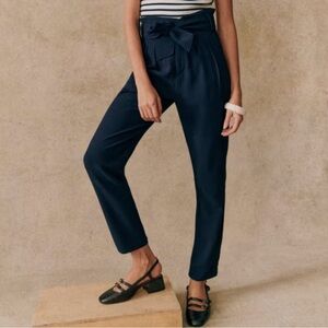 Sezane Austin Trousers in Navy (size 32/0)